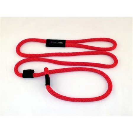 SOFT LINES Soft Lines P20606RED Dog Slip Leash 0.37 In. Diameter By 6 Ft. - Red P20606RED